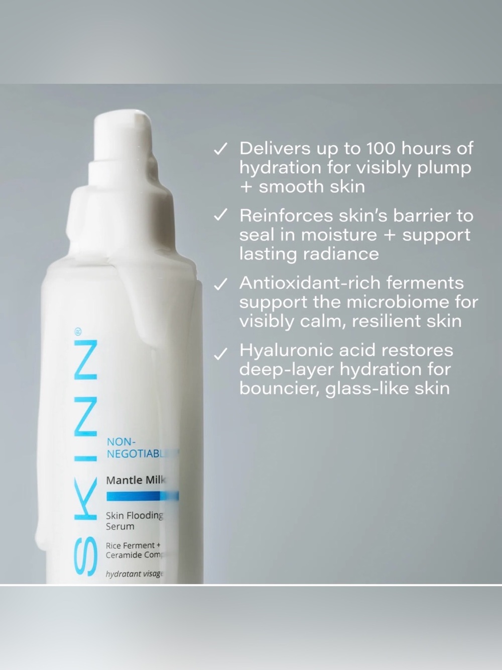 SKINN Non-Negotiables Mantle Milk Skin Flooding Serum — NWT - Picture 15 of 16